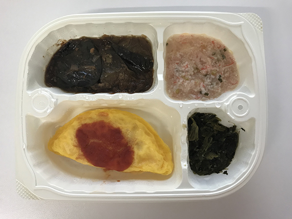 かなりやわらかめ宅配食 チキンオムレツ弁当